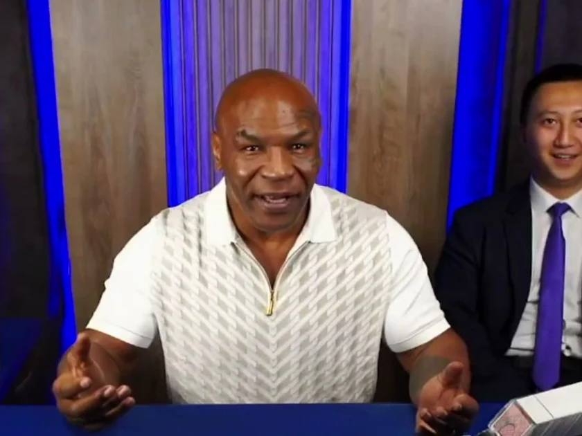 Mike Tyson jakamassa Duelin live-blackjackp&ouml;yd&auml;ss&auml;
